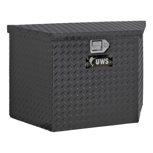 Uws BLACK/49IN V-SHAPED UTILITY TRAILER BOX TBV-49-BLK - main